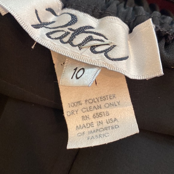 Black wide leg dress pants size 10 - Picture 3 of 3